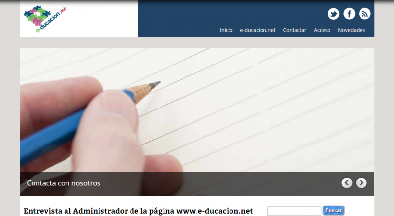 captura pantalla e-ducacion.net